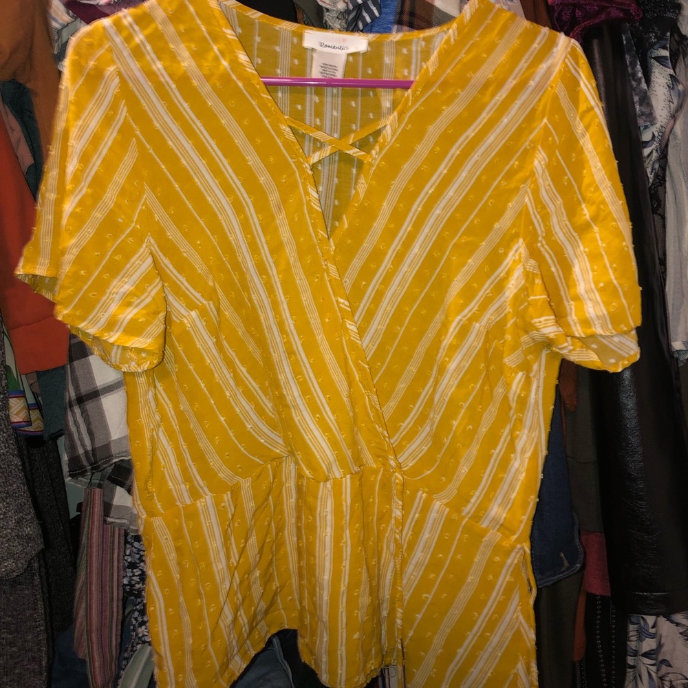 Women’s yellow blouse